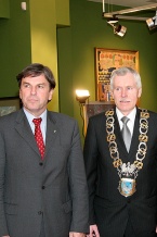 Spotkał się także z prezydentem Częstochowy Tadeuszem Wroną 