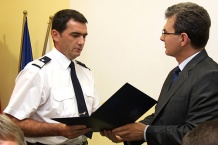 Nominację do Rady odbiera Komendant Śląskiego Garnizonu Policji nadinspektor Dariusz Biel 