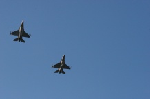  Nad Katowicami przeleciały myśliwce F16 