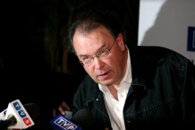  Lech Majewski na konferencji prasowej 