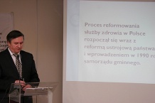  Mariusz Kleszczewski przybliżył zebranym zmiany w służbie zdrowia 