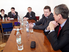  Spotkanie z młodzieżą Marszałka Michała Czarskiego oraz Wojewody Lechosława Jarzębskiego 