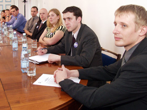  Młodzież zrzeszona w Forum Młodych SLD w Sosnowcu 