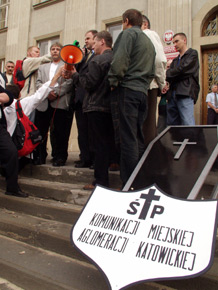  Protest pod Urzędem Marszałkowskim 