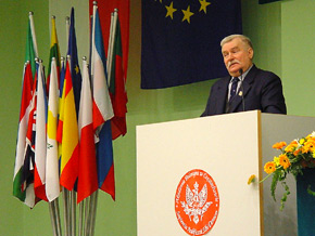  Wykład byłego Prezydenta RP Lecha Wałęsy 