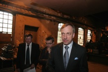  Minister zwiedził także teren przyszłej siedziby Muzeum Śląskiego 
