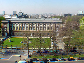  Widok z okna Biura Województwa Ślaskiego w Brukseli 