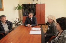  Z przedstawicielami szpitala spotkał się członek Zarządu Województwa Mariusz Kleszczewski 
