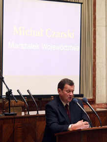  Spotkanie z samorządami lokalnymi otworzył Marszałek Michał Czarski 