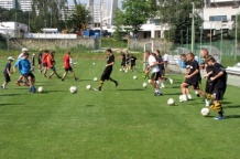  Trening z piłkarzami GKS Katowice 