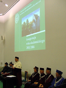  Uroczysta Inauguracja Roku Akademickiego 2003–2004 w Akademii Ekonomicznej im. Karola Adamieckiego w Katowicach 