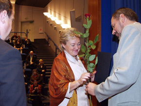  W uroczystości uczestniczył także wicemarszałek Sergiusz Karpiński (pierwszy z prawej) 