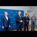  Podpisanie umowy w sprawie rozbudowy instalacji fermentacji na terenie MZKZOK w Tychach / fot. BP UMWS Tomasz Żak 