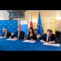  Podpisanie umowy na modernizację Planetarium Śląskiego / fot. Tomasz Żak BP UMWS 