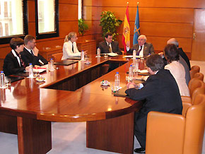  Delegację Samorządu Województwa Śląskiego przyjął prezydent księstwa Asturii - Vicente Alvarez Areces 