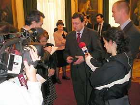  Wizycie śląskiej delegacji towarzyszyło duże zainteresowanie hiszpańskich mediów 