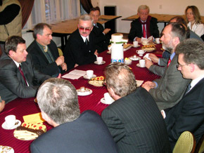  Spotkanie niemieckich parlamentarzystów z marszałkiem Województwa Śląskiego Michałem Czarskim 