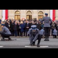  Uroczystości przed pomnikiem Józefa Piłsudskiego w Katowicach / fot. Tomasz Żak / UMWS 