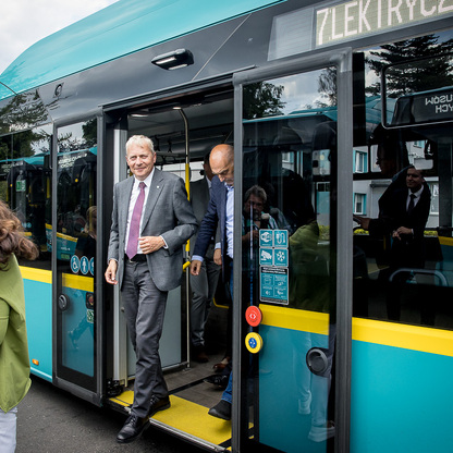 Nowe autobusy dla Jaworzna. fot. Tomasz Żak / UMWS