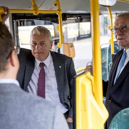 Nowe autobusy dla Jaworzna. fot. Tomasz Żak / UMWS