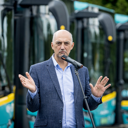 Nowe autobusy dla Jaworzna. fot. Tomasz Żak / UMWS