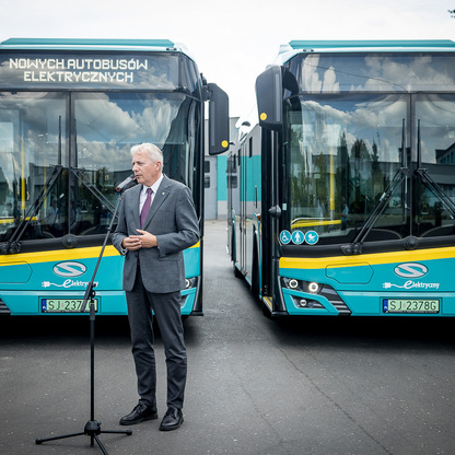 Nowe autobusy dla Jaworzna. fot. Tomasz Żak / UMWS