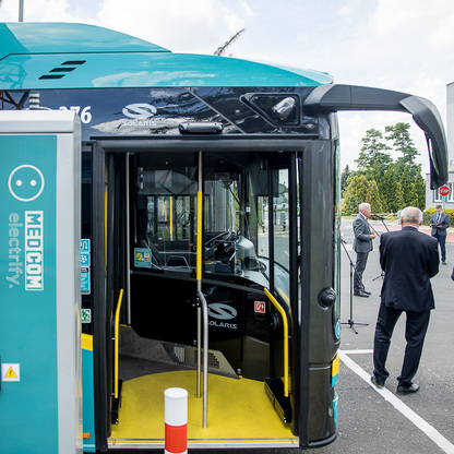Nowe autobusy dla Jaworzna. fot. Tomasz Żak / UMWS