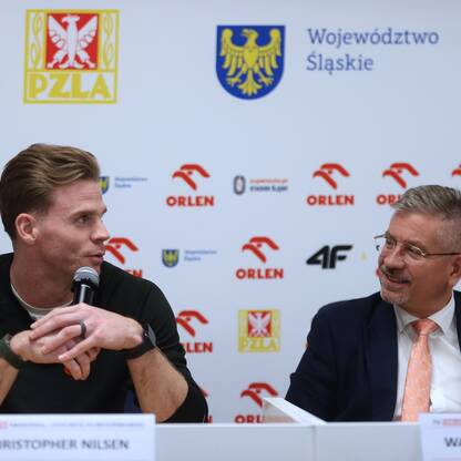 Orlen Memoriał Janusza Kusocińskiego - konferencja prasowa. fot. Andrzej Grygiel / UMWS
