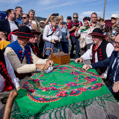 Łossod – jesienny Redyk w Węgierskiej Górce. fot. Tomasz Żak / UMWS