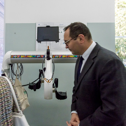Otwarcie zrealizowanych inwestycji w Wojewódzkim Szpitalu Chorób Płuc w Wodzisławiu Śląskim,. fot. Tomasz Żak / UMWS