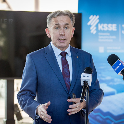 KSSE liderem - konferencja prasowa. fot. Tomasz Żak / UMWS