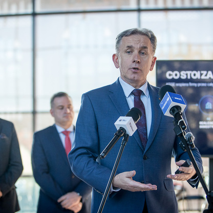 KSSE liderem - konferencja prasowa. fot. Tomasz Żak / UMWS