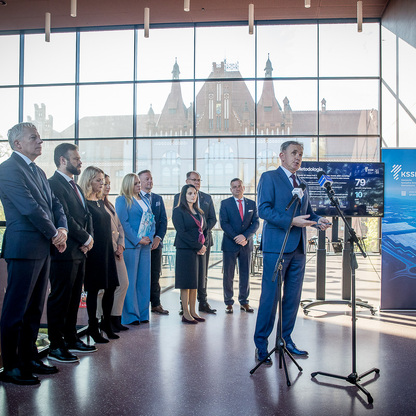 KSSE liderem - konferencja prasowa. fot. Tomasz Żak / UMWS