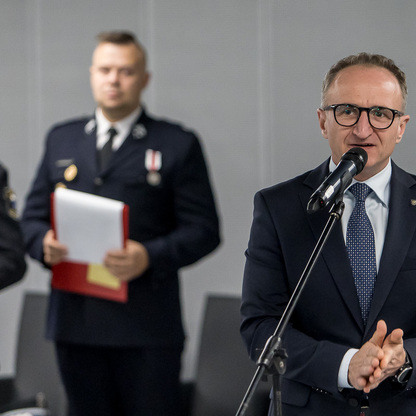Kongres Rozwojowy Młodzieżowych Drużyn Pożarniczych Województwa Śląskiego. fot. Tomasz Żak / UMWS