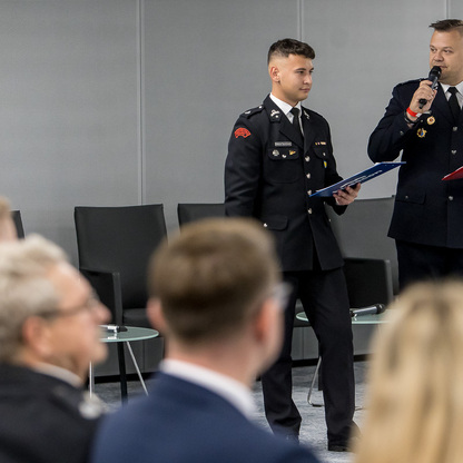 Kongres Rozwojowy Młodzieżowych Drużyn Pożarniczych Województwa Śląskiego. fot. Tomasz Żak / UMWS