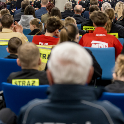 Kongres Rozwojowy Młodzieżowych Drużyn Pożarniczych Województwa Śląskiego. fot. Tomasz Żak / UMWS