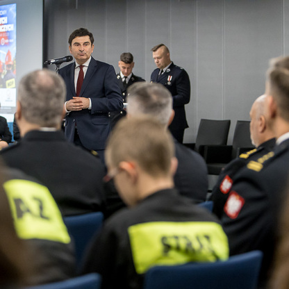 Kongres Rozwojowy Młodzieżowych Drużyn Pożarniczych Województwa Śląskiego. fot. Tomasz Żak / UMWS