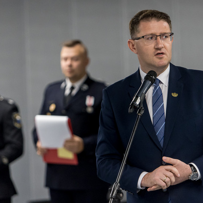 Kongres Rozwojowy Młodzieżowych Drużyn Pożarniczych Województwa Śląskiego. fot. Tomasz Żak / UMWS