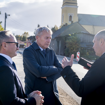 Duże inwestycje drogowe na północy regionu. fot. Tomasz Żak / UMWS